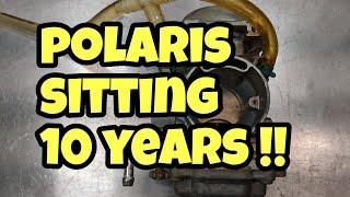 Polaris 400 HO carburetor rebuild. Sitting 10 years!!