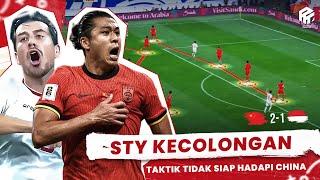 Kurang Riset, Taktik STY Tidak Efektif vs China | Kalah Duel 2nd Ball & Set Piece