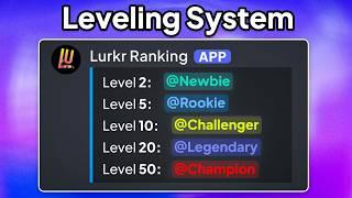 Setup Discord Server Level / Rank Roles (Lurkr Bot Setup)