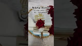 nikha mirror... crafts wedding collection