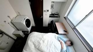 Winter Morning Routine in a Tokyo Micro Apartment - 7sqm/76sqft