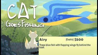 Cat Goes Fishing Airy SECRET SMALL FISH catch tutorial