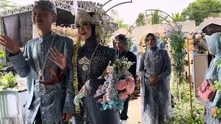Balloon release at the wedding of Neng Ellin, a TikTok celebrity from Cianjur