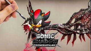 Making Shadow the hedgehog (Doom wing) with Clay / Sonic X Shadow Generations [kiArt]