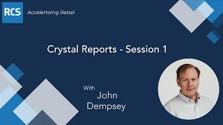 Crystal Reports Session 1