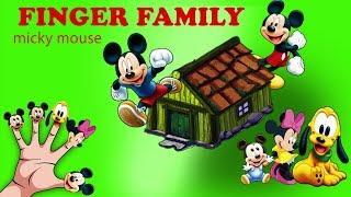 New Mickey Mouse Finger Family | Finger Family Nursery Rhymes | Finger Family Mickey Mouse