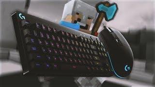 new keyboard = pro player [Keyboard & Mouse Cam] (Ranked Skywars)