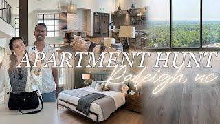 LUXURY APARTMENT HUNTING IN RALEIGH 2023 | we're moving to North Carolina!