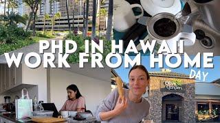 PhD Vlog: Day in the Life of a Hawaii PhD Student (Oceanography) | Work From Home