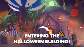 I ENTERED the HALLOWEEN building revealing SECRETS! In Adopt me!