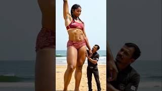 World's tallest female volleyball player in #tallwoman #tallgirlfriend #volleyball #usa