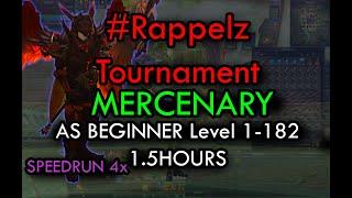 ️ Rappelz Mercenary  SPEEDRUN [4x] Lv 1-182  |  1.5 HOURS | Fast Level GUIDE!  #Rappelz Gameplay