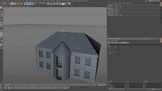 Cinema 4D Tutorial - How to Model a House 03 Irregular Floor Plan