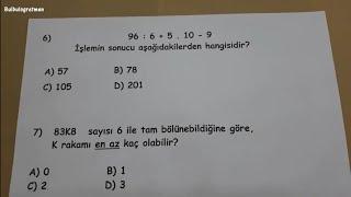 6.sınıf matematik 1.dönem soru çözümleri @Bulbulogretmen  #6sınıf #matematik #yazilivideolar