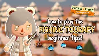 How to play the FISHING TOURNEY EVENT in Pocket Camp Complete! 