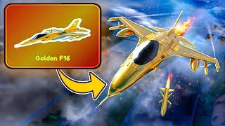 How To UNLOCK The GOLDEN F-16 in Military Tycoon! (Easy)