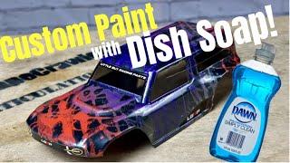 How To Make a Custom RC Body With Dish Soap - DIY Custom Paint Work!