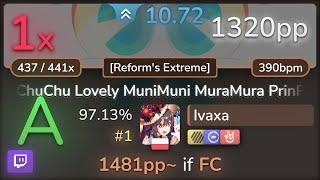  10.7⭐ Ivaxa | MAXIMUM THE HORMONE - ChuChu Lovely MuniMuni  [Reform] +HDDTHR 97.13% #1 | 1320pp 1