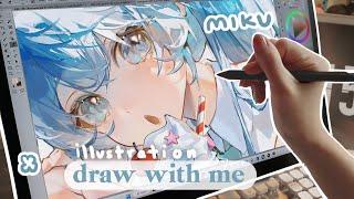 Draw with meMiku ice Lemonade //  Photoshop speedpaint