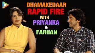 Priyanka Chopra & Farhan Akhtar’s BLOCKBUSTER Rapid Fire | Don 3 Rumour | Nick Jonas | Biopic