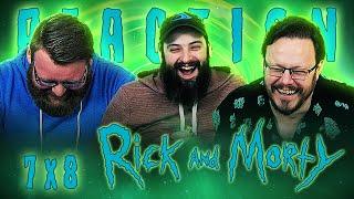 Rick and Morty 7x8 REACTION!! "Rise of the Numbericons: The Movie"