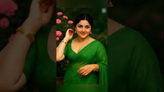 Green Saree Girl Ai Video/ Trending Saree indian Model/#ai #saree #pretty #love  #shorts