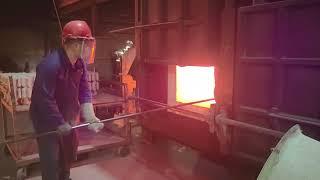 Roasting and casting site