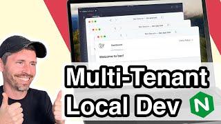 Local dev setup for multi-tenant applications