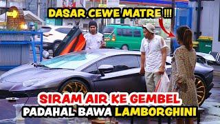 CEWEK MATRE PANIK !!! SIRAM GEMBEL YANG TERNYATA BAWA LAMBORGHINI ft @agogoviolin