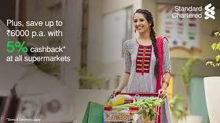 Uber rides are set to get rewarding | 5% cashback* with Standard Chartered Manhattan credit card