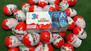 Kinder Toys Opening ASMR - Satisfying Video- A Lot Of Kinder Joy Eggs Toys #kinderjoy 32