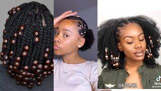 #Trendytiktok #naturalhair #protectivestyles  TikTok styles on natural hair2023!!!!