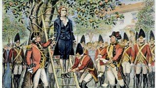 Nathan hale volunteers to spy behind British lines