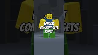  The LONGEST Comment Gets Pinned  Roblox Trend Edit 2023 #shorts #roblox #viral #trends