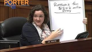 Rep. Porter grills Big Pharma CEO for putting profits before patients