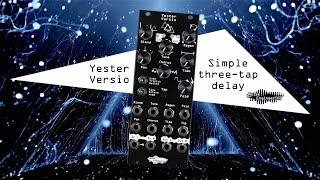 Introducing Yester Versio: A simple delay with wavefolding, pitch shifting, and tempo syncing