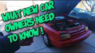 5 Things EVERY New Car Owner SHOULD Know | 1993 Dodge Shadow