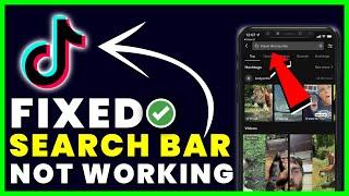 How to Fix Search Bar Not Working on TikTok | Can't Search on TikTok