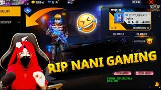 RIP NANI GAMING-!! COPY CREATOR-!!