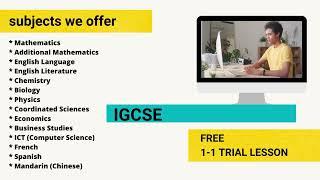 IGCSE & IB Online Tuition Solution | Free Trial Lesson | Worldwide Online Tuition