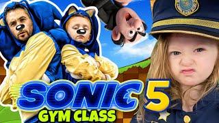 Kids Workout! SONIC 5 Gym Class! (Video Game Exercise for Kids)