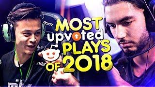 CS:GO - MOST UPVOTED PLAYS ON REDDIT OF 2018!(INSANE CLUTCHES & FUNNY MOMENTS)