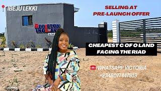 Land for sale in Ibeju Lekki LagosNigeria Cheapest C of O dry land in Ibeju Lekki sea port 16m