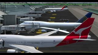 Prepar3D V4, PMDG 747 at KLAX ,Ultimate Traffic Live, GSX 4K