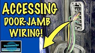 How to access remove door-jamb wiring on Ford & other vehicles.
