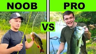 Noob VS Pro Fishing Challenge!