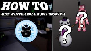 HOW TO GET WINTER 2024 HUNT MORPHS! (FROM 2023) / [PIGGY] [PIGGY THE INSANE SERIES]