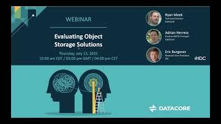 Evaluating Object Storage Solutions