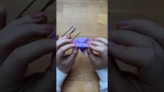 Realistic crepe paper morning glories | Crafting | DIY | Easy paper flowers