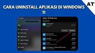 Cara Uninstall Aplikasi di Windows 11